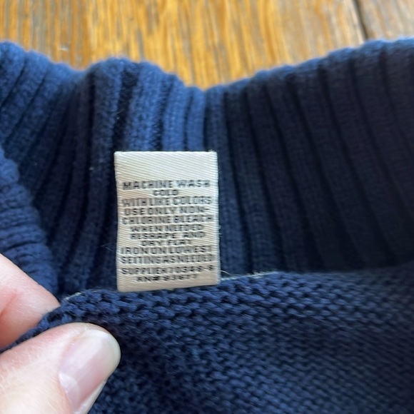 St John's Bay Men’s Navy Blue Quarter Zip Up Sweater Size XXL Long Sleeves - Picture 9 of 13